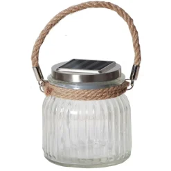 Led tafellamp Jar van glas