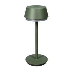 LED tafellamp Lyon, groen/grijs, IP54, dimmer, CCT, RGB