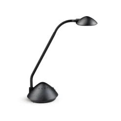 LED tafellamp MAULarc, zwart, hoogte 38 cm, flexibel