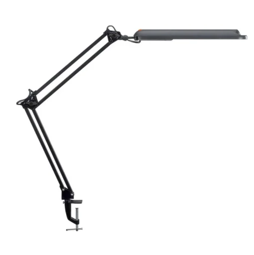 LED tafellamp MAULatlantic, zwart, hoogte 38 cm, klemvoet