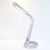 LED tafellamp Mitti met USB-aansluiting zilver/wit