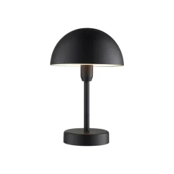 LED tafellamp op accu Ellen To-Go, zwart, aluminium