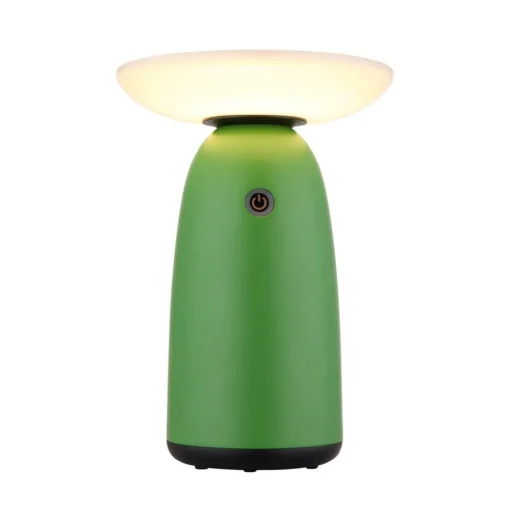 LED tafellamp op zonne-energie 36625, groen, metaal, 23 cm, dimbaar