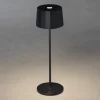 LED tafellamp Positano voor buiten, zwart