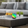 LED tafellamp Smal, zwart, RGBW, kunststof, 7 cm