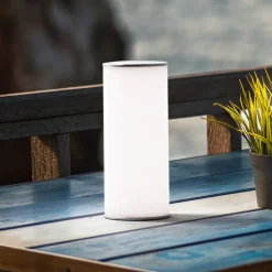 LED tafellamp Thalia met omkeerbaar licht, wit