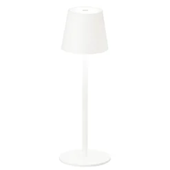 LED tafellamp Tropea met accu, zandwit