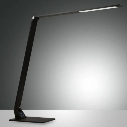 LED tafellamp Wasp, met touchdimmer, zwart