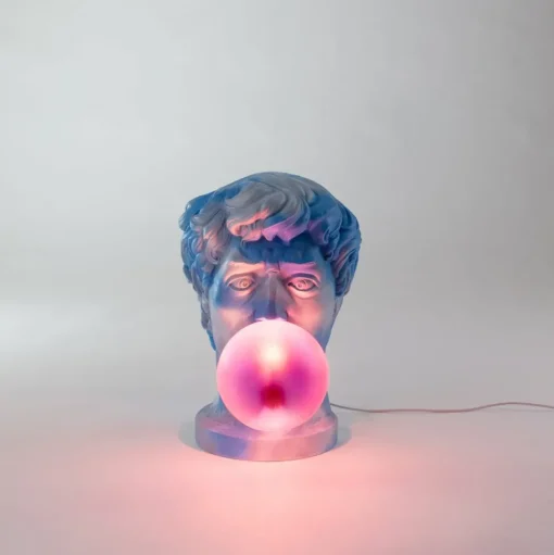 LED tafellamp Wonder Cloud wit/blauw/pink