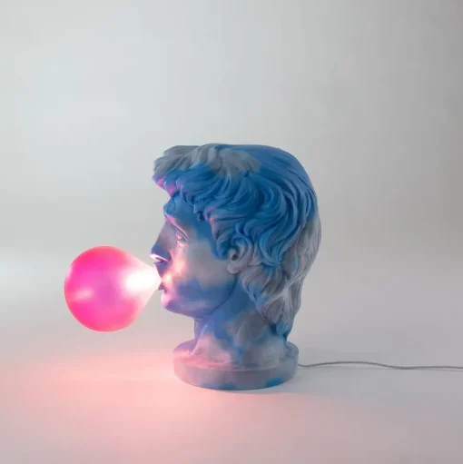 LED tafellamp Wonder Cloud wit/blauw/pink