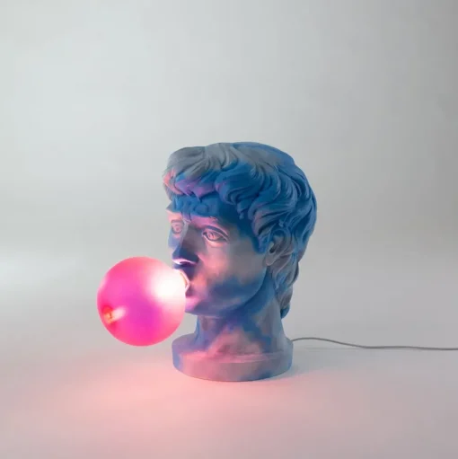 LED tafellamp Wonder Cloud wit/blauw/pink