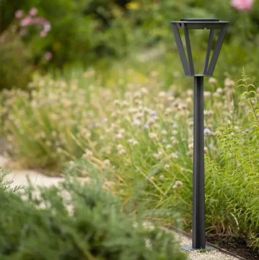LED tuinlamp op zonne-energie Metro met sensor gr.