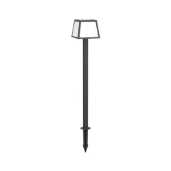LED tuinpadverlichting Altilia, hoogte 106 cm, zwart, sensor