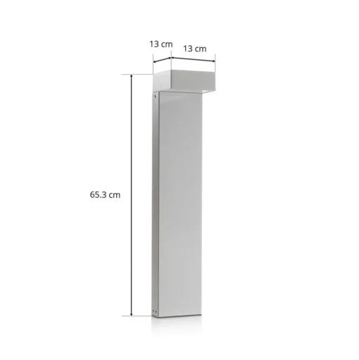 LED tuinpadverlichting Mimik 10 paal 600 grijs 3.000K