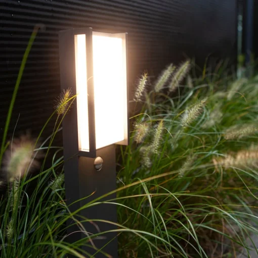 LED tuinpadverlichting Qubo bewegingsmelder