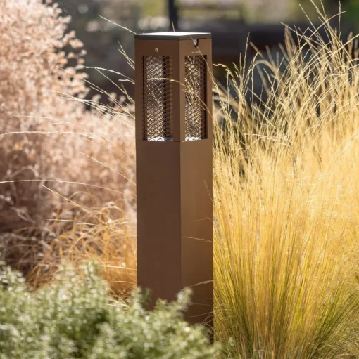 LED tuinpadverlichting Tradition Sensor Corten 90cm