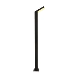 LED tuinpadverlichting Tucanae, grijs, hoogte 100 cm, IP65, metaal