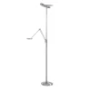 LED uplighter Sapporo, CCT, leesarm, nikkel