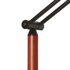 LED uplighter vloerlamp Lib V, verstelbaar, zwart