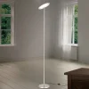 LED uplighter vloerlamp Oscar, dimbaar, kop justeerbaar