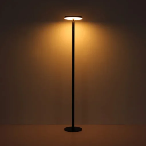 LED vloerlamp 36508, zwart, aluminium, CCT, IP54