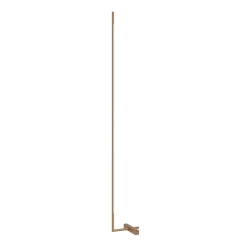 LED vloerlamp Amalfi XL, goud, hoogte 180 cm, metaal, dimmer