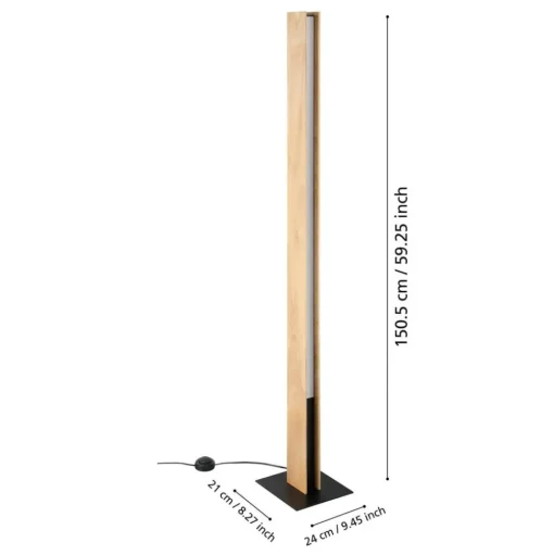 LED vloerlamp Anchorena-Z, hoogte 150 cm, RGB, CCT