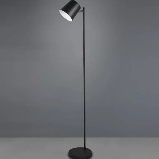 LED vloerlamp Blake met accu, dimbaar, zwart