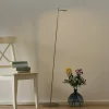 LED vloerlamp Block, 1-lamp, staalkleurig