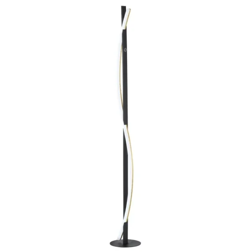 LED vloerlamp Bridge gebarensensor dim CCT zwart