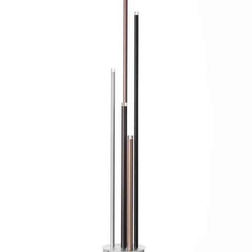 LED vloerlamp Cembalo 5-lamps met voetdimmer