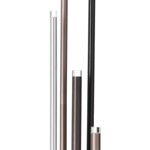 LED vloerlamp Cembalo 5-lamps met voetdimmer