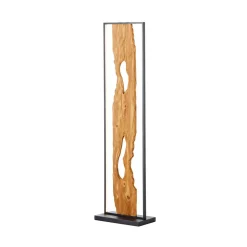LED vloerlamp Chaumont van hout