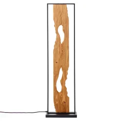 LED vloerlamp Chaumont van hout