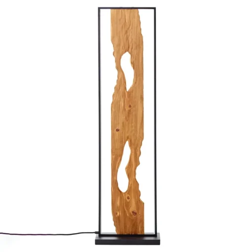 LED vloerlamp Chaumont van hout