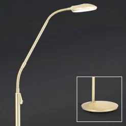 LED vloerlamp Cobra met veranderlijke lichtkleur