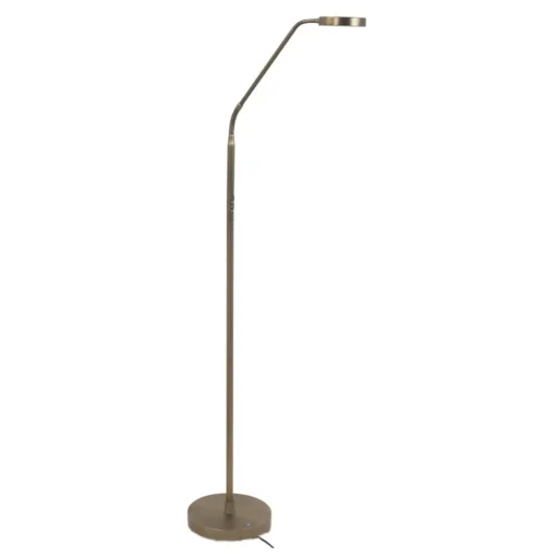 LED vloerlamp Comfort, brons, 135 cm metaal CCT dimmer