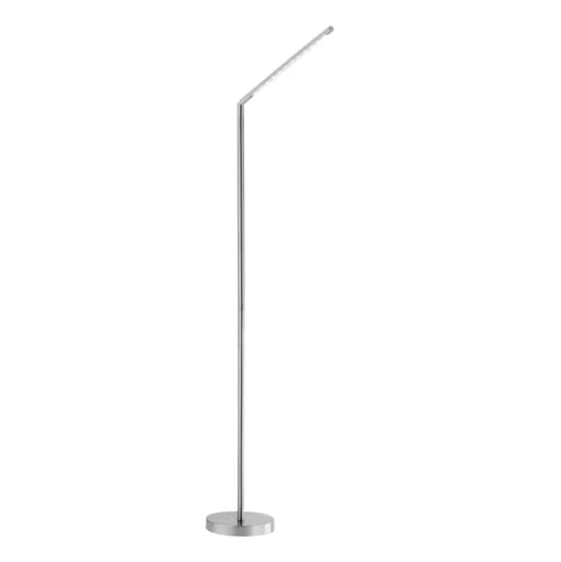 LED vloerlamp Dawda met dimmer, staal