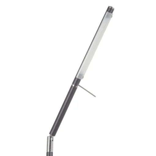 LED vloerlamp Filigran, zwart, dimbaar, verstelbaar