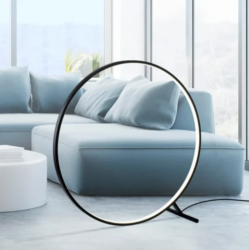 LED vloerlamp Hula CCT met afstandsbediening Ø 100cm