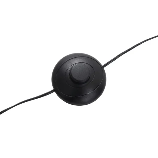 LED vloerlamp Lucande, Adomas, zwart/goud, ijzer, dimbaar