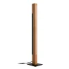 LED vloerlamp Madera van eikenhout, dimbaar