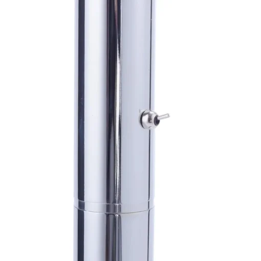 LED vloerlamp Maja, 3-lamps chroom