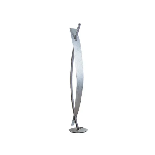 LED vloerlamp Marija, zilver, dimbaar, 140 cm