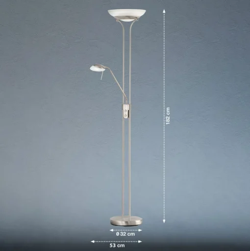 LED vloerlamp met leesarm, CCT-functie
