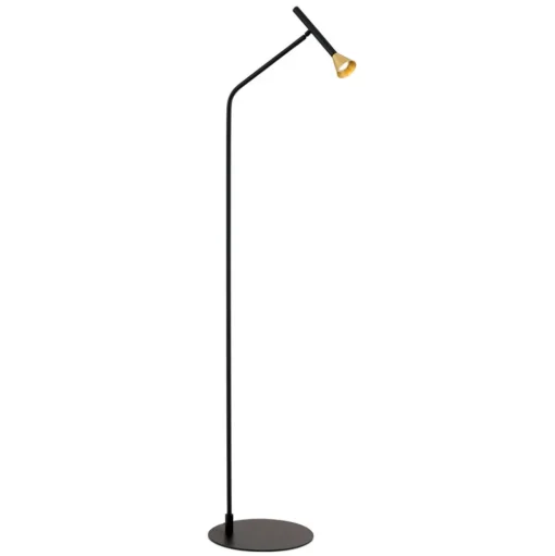 LED vloerlamp Odeon, hoogte 147 cm, metaal