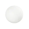 LED vloerlamp Oh!, Ø 38 cm, E27, polycarbonaat, wit