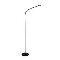 LED vloerlamp Pivaz justeerbaar touchdim zwart