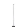 LED vloerlamp PURE Lines, zilver, afstandsbediening, 140 cm
