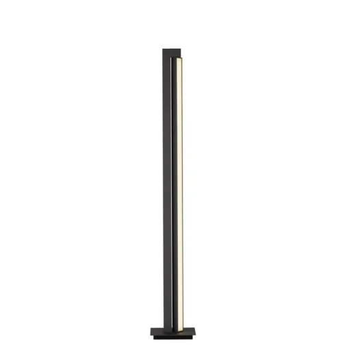 LED vloerlamp PURE Lines, antraciet, afstandsbediening, 140 cm